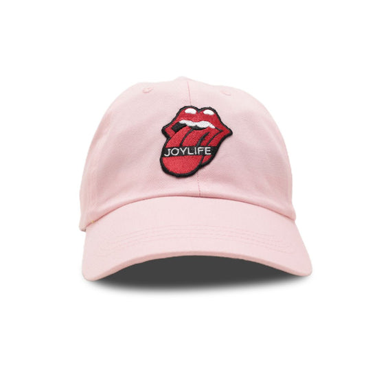 JOYLIFE TONGUE Pink Cap with curved visor