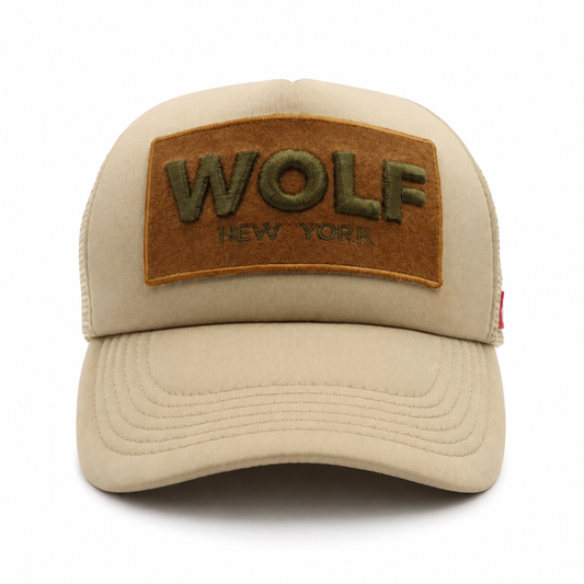 WOLF New York Beige Cap