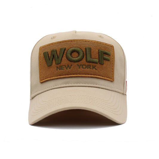 JOYLIFE WOLF 25 Beige Cap with curved visor