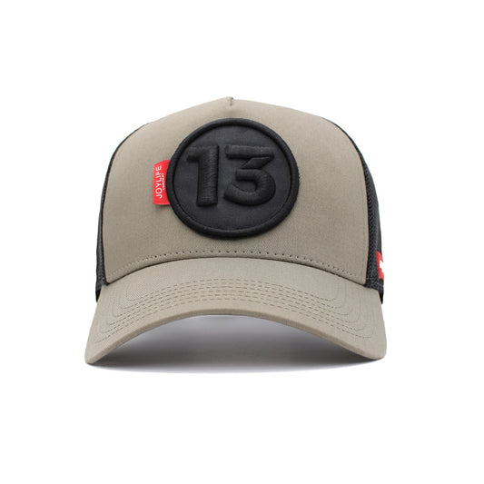 JOYLIFE 13 Olive Black Cap with curved visor