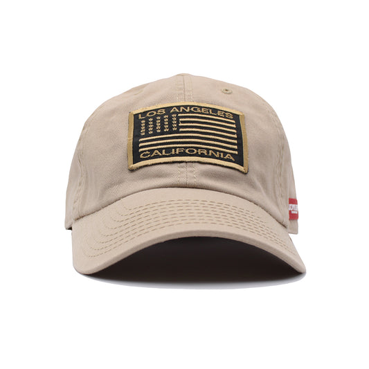 JOYLIFE Flag Beige Baseball Cap with curved visor