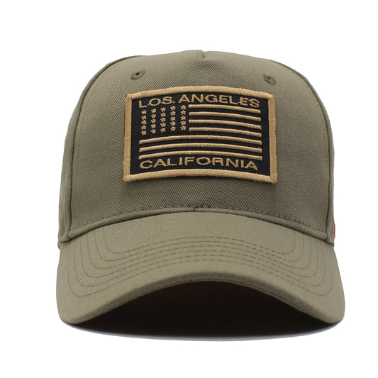 JOYLIFE Flag Olive Cap with curved visor
