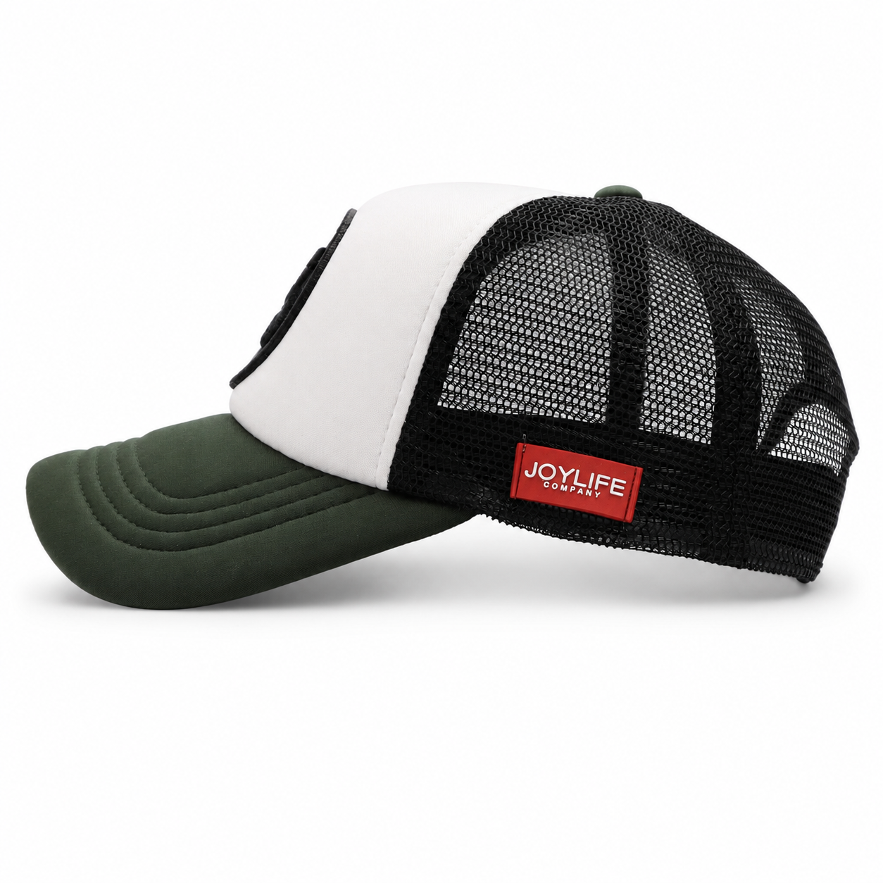 13 Black Green Cap