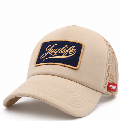 Joylife Cream Navy Cap