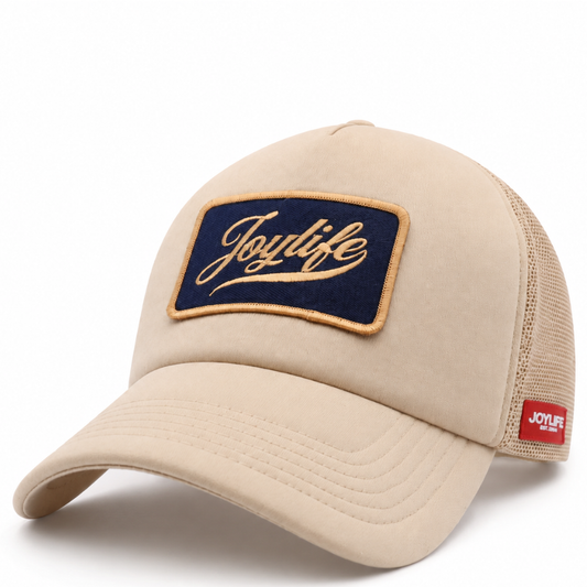 Joylife Cream Navy Cap