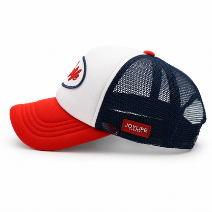 13 Gorro rojo oliva