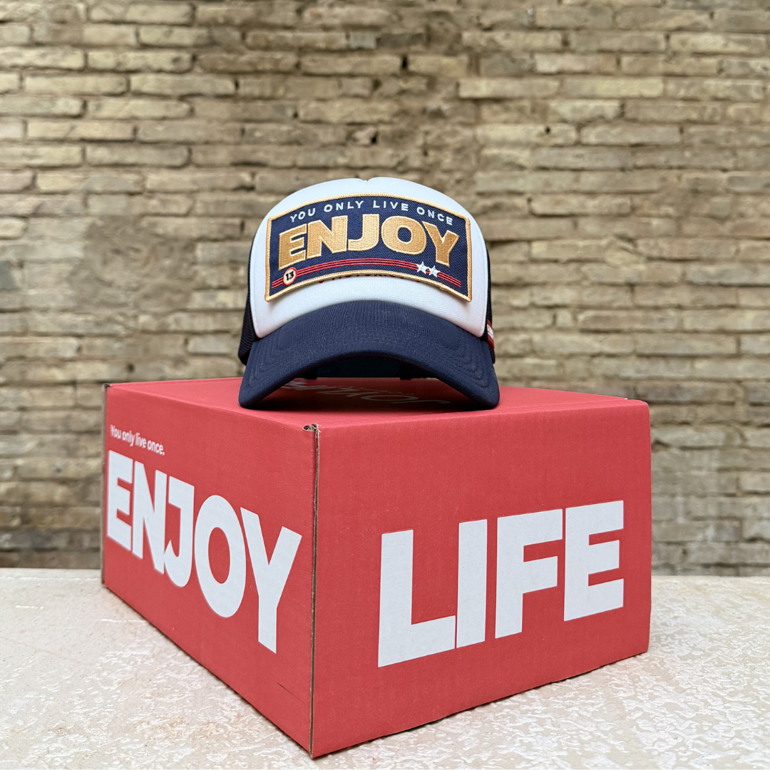 ENJOY Gold White Nav ss26