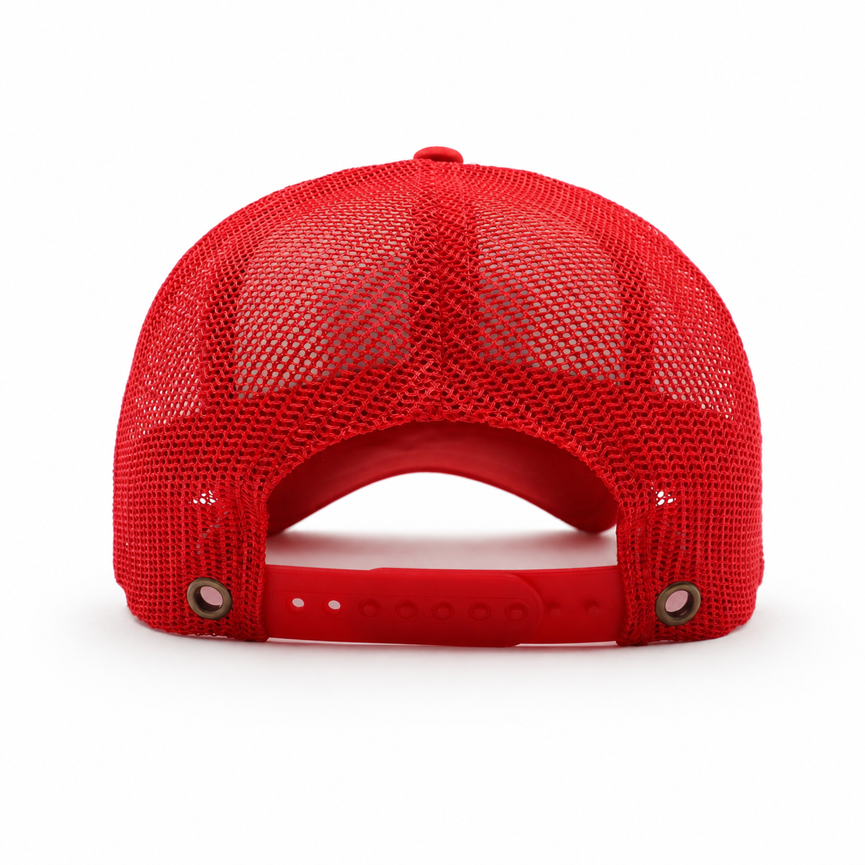 Grizzly White Red Cap