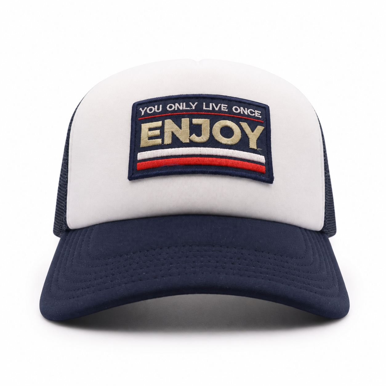 ENJOY White Navy Cap
