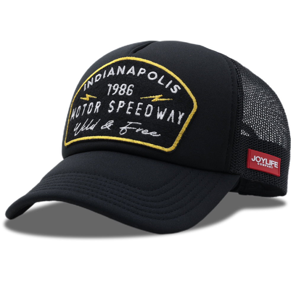 JOYLIFE Indianapolis Black Cap with front embroidery