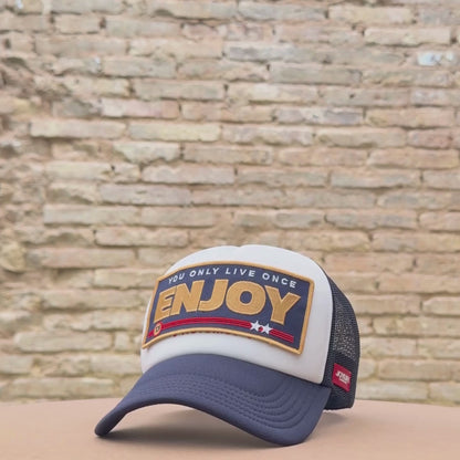 ENJOY Gold White Nav ss26