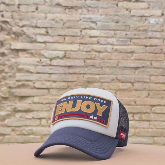 ENJOY Gold White Nav ss26