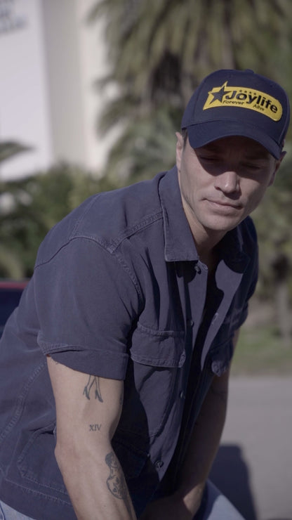 FOREVER ALIVE  Navy Yellow